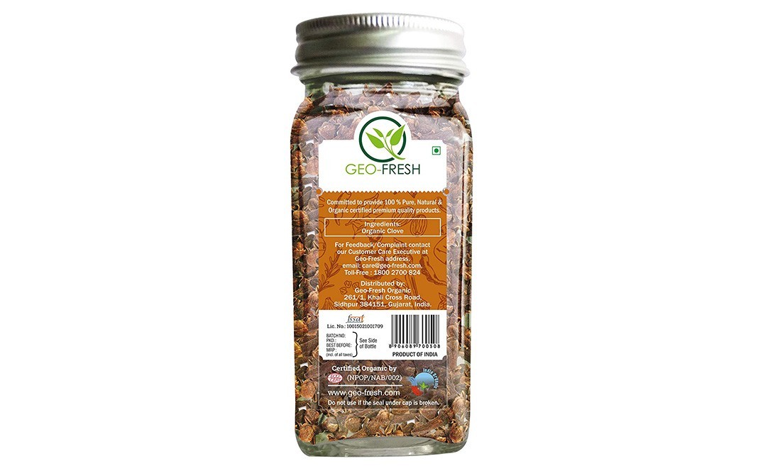 Geo-Fresh Organic Clove, Natural    Bottle  40 grams